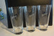 C19 3 Anciens Verres Westbury Gravé - Glasses