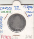 CRE2655 MONEDA ESPAÑA CARLOS IV 1789 2 REALES MADRID PLATA - Autres & Non Classés