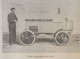 1902 Revue Automobile " LA LOCOMOTION " - L'AUTO-STAND PETITE AUTOMOBILE DE LIVRAISON - Car Racing - F1