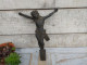 Grand Christ Métal Crucifix Religieux - Religiöse Kunst