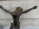 Delcampe - Grand Christ Métal Crucifix Religieux - Art Religieux