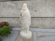 Ancienne Statue Christ Jésus Saint Porcelaine Blanche En Biscuit Religieux - Religious Art