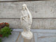 Delcampe - Ancienne Statue Christ Jésus Saint Porcelaine Blanche En Biscuit Religieux - Religieuze Kunst