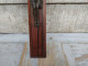 Ancienne Croix Crucifix Christ Métal Patine Bronze Bois Palissandre - Art Religieux