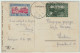 BOSNIE-HERZÉGOVINE / BOSNIA 1908 Mi.32 5h Green & 2h Bosnian-Croat Patriotic Label On PPC SARAJEVO To VINKOVCI, Croatia - Bosnia Erzegovina