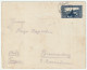 BOSNIE-HERZÉGOVINE / BOSNIA Ca.1910 Mi.36U Imperf. Marginal 25h On Cover OSTRELJ To BRANNENBURG, Bavaria - Bosnia Herzegovina