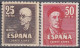 ESPAÑA 1947 Nº 1015/1016 NUEVO, SIN FIJASELLOS - Ungebraucht