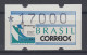 Brasilien ATM BRASILIANA'93, Mi.-Nr. 5, Wertstufe 17000 Cr. ** Mit PLF XXI **  - Franking Labels