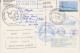 Germany Polarstern Postcard Antarctic Flight From Polarstern To Signy  10.11.1988  (PT161) - Vuelos Polares