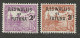 WALLIS ET FUTUNA TAXE  N° 9 Et 10 NEUF* CHARNIERE   / Hinge  / MH - Strafport