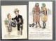 3 DESSINS A LA PLUME GOUACHES 1940 1942 1945 SIGNES H. RENAUDOT ET POSSIBLE AUTO PORTRAIT - Zeichnungen