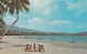 Puerto Rico - Luquillo Beach With El Yungue Mountain Peak - Puerto Rico