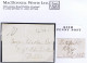 Ireland Donegal Fermanagh 1835 Letter Waterfoot Pettigo To Dublin With KISH/PENNY POST - Prephilately