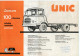 Prospectus Publicitaire.Camion Unic Donon 100 Chevaux Cabine Avancée Auteuil.Garage De Bourgogne.Dijon-Chenove. - Camion