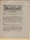 Loi Relative Aux Messageries Et Voitures - 1791 - Departement Du Var - 7 Pages - 1701-1800: Precursors XVIII