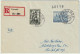 SUÈDE / SWEDEN 1954 Mi.383A & Mi.386C On Registered Cover From FORSNÄS To LINKÖPING - Storia Postale