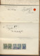 1934 Newfoundland Supreme Court Document W3x#NFR18-.25c & 2x#NFR25-$1.00 Stamp - Historia Postale