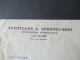 Griechenland 1912 Umschlag Apostolos A. Apostolakis La Canee Ile De Crete / Kreta Rückseitig Frankiert Und Stempel Xania - Storia Postale