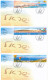 Israel FDC 27-6-2011 Dead Sea Beaches Complete On 5 Covers With Tabs And Cachet - FDC