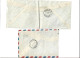 CUBA - POSTAL HISTORY LOT OF 4 COVERS - AIRMAIL CENSORED - Poste Aérienne