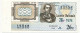 FRANCE - Loterie Nationale - Les Historiens - Ernest Renan - 24ème Tranche - 1974 - Perforation - Lotterielose