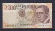 ITALY - 1990 2000 Lira Circulated Banknote - 2.000 Lire