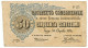 50 CENTESIMI BIGLIETTO CONSORZIALE REGNO D'ITALIA 30/04/1874 BB/BB+ - Biglietto Consorziale