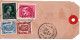 74248 - Belgien - 1947 - 5F -10% MiF A R-PaketAnhaenger MARCHIENNE-AU-PONT -> Schweiz - Covers & Documents