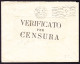 1915 Brief Vom Grand Hotel Castiglione Dei Pepoli Nach Zürich. Mit Schweizer Nachtaxierungsmarke 20 Rp. Senkrechte Falte - Pubblicitari