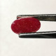 Rubis Traité (résidus) De Tanzanie- Ovale 1.20 Carat - 8.0 X 6.0 X 2.5 Mm - Ruby