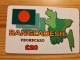 Prepaid Phonecard United Kingdom, Bangladesh Phonecard - Map, Flag - Emissions Entreprises