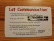 Prepaid Phonecard United Kingdom, 1st Communication - Emissioni Imprese