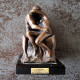 De Kus 1889 Naar Rodin In Brons - Bronces