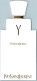 Carte Parfumée Gaufrée Parfum Y De Yves Saint-Laurent En Superbe.Etat - Profumeria Moderna (a Partire Dal 1961)