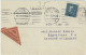SUÈDE / SWEDEN 1925 (Mar 31) Facit.185 30ö Blue On Cash On Delivery (COD) Card From Stockholm To LIDINGÖ VILLASTAD - Briefe U. Dokumente