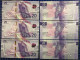 MACAU, MACAO - 2020 BANCO NACIONAL ULTRAMARINO 20 PATACAS UNC X 3 SHEETS WITH SAME NUMBERS - Macau