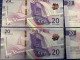 MACAU, MACAO - 2020 BANCO NACIONAL ULTRAMARINO 20 PATACAS UNC X 3 SHEETS WITH SAME NUMBERS - Macau