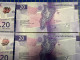 MACAU, MACAO - 2020 BANCO NACIONAL ULTRAMARINO 20 PATACAS UNC X 3 SHEETS WITH SAME NUMBERS - Macau