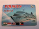 GRIEKENLAND/GREECE / €5,- PREPAID CARD/ PIRAEUS/ CRUISE SHIP / FLAGS    Fine Used Card  **16216 ** - Griechenland