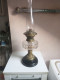 Lampe A Petrole 1837 Signé Patent Hinks Son's Hauteur 53 Cm, Bronze - Luminarie E Lampadari