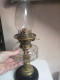 Delcampe - Lampe A Petrole 1837 Signé Patent Hinks Son's Hauteur 53 Cm, Bronze - Luminaires & Lustres