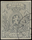 N° 22 1c. Grijs Mooi Gerand, Zm (OBP €170) - 1866-1867 Blasón