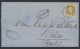 N° 32 Op Mooie Brief Van Antwerpen Op 07.02.1877 Via Lissabon Naar Porto 14.02.1877 En Ovale Stempel FRANCA Voor Brieven - 1869-1883 Leopold II.