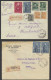 N° 302/4 Samenstelling 14 Poststukken, W.o. Aangetekend, Expres, Strafport, Bijfrankeringen, Enkelfrankering, Buitenland - Other & Unclassified