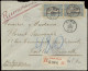 1913, Registered Cover, Franked With OBP N° 57 (horizontal Pair) 25c. Blue - Mols Bilingual 1910 Issue, Sent From Dima M - Autres & Non Classés