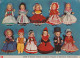 Dänemark - Dolls In Danish National Costumes - Trachten - Folklore - Nice Stamp - Danemark