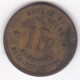 Congo Belge, 1 Franc 1946 Eléphant, En Laiton , KM# 26 - 1945-1951: Regencia