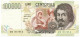 100000 LIRE BANCA D'ITALIA CARAVAGGIO II TIPO LETTERA D 20/02/1997 SUP - Sonstige & Ohne Zuordnung