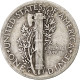 États-Unis, Dime, Mercury Dime, 1942, Denver, Argent, TB+, KM:140 - 1916-1945: Mercury (Mercure)