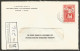 1960 Registered Cover 25c Chemical CDS Parksville BC - Storia Postale